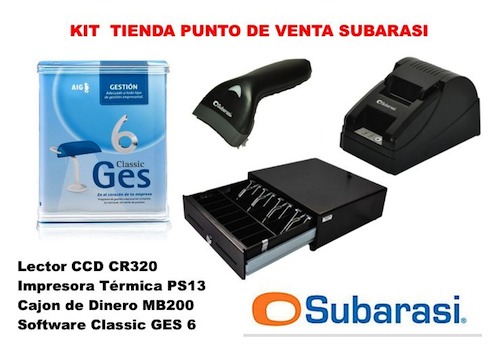Kit Punto de Venta, Subarasi Tienda Classic GES, CR320, PS13, MB2000